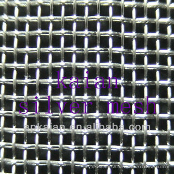 hebei anping KAIAN 20mesh .9999 silver mesh cloth